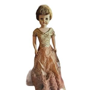 DELUXE READING DOLL Stamped 71 On Her Neck-29" Tall. Possible 50s? Eyes Close